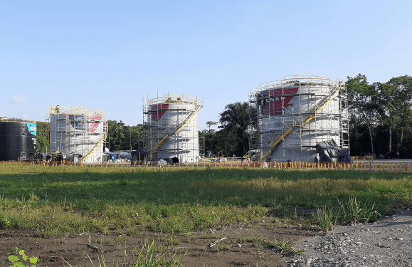 Construcción de estación central CPF ENAP - Joya de los Sachas – Ecuador